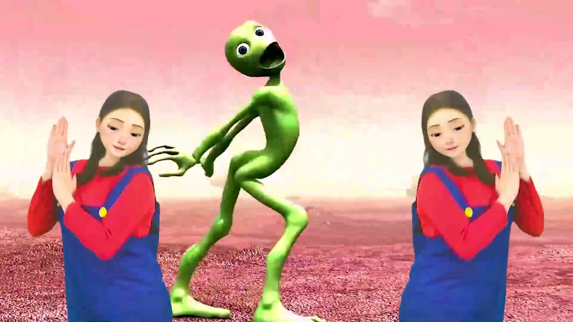 Dance Video | Green Alien vs Hulk vs Sonic vs Siren Head
