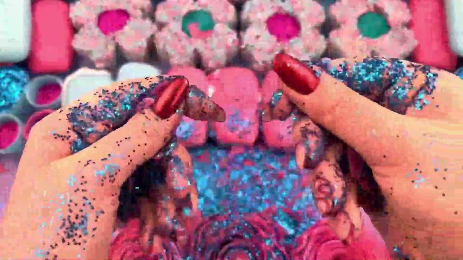 Satisfying Video💕| Satisfying soap cutting with foam and glitter🧼